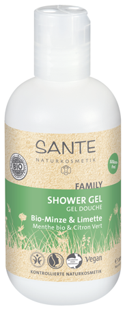 SANTE Family Duschgel Bio-Minze & Limette 200ml