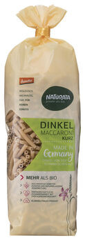 Naturata Dinkel Maccaroni kurz, hell, demeter 500g