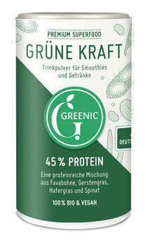 GREENIC Grüne Kraft Superfood Trinkpulver-Mischung 150g/A