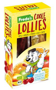 Fredos Coole Lollies Bunter Mix Wassereis 10 Stück 300ml