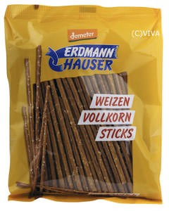 Erdmannhauser Weizenvollkorn Salzsticks hefefrei demeter 100g