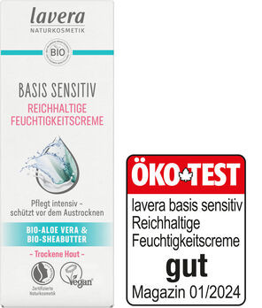 Lavera basis sensitiv Reichhaltige Feuchtigkeitscreme 50ml