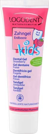 LOGONA HAPPY KIDS Erdbeer Zahngel Logodent 50ml