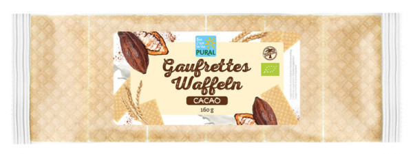 Pural Gefüllte Waffeln Kakao 160g