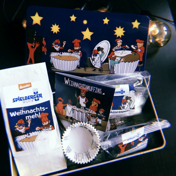Spielberger Weihnachtsback-Set für Muffins MHD 31.10.2019