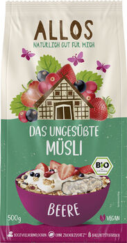 Allos Das ungesüßte Beeren-Müsli 500g