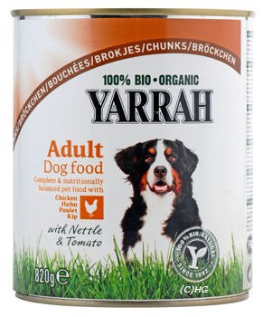 Yarrah Hundefutter Adult Dog food Chicken 820g