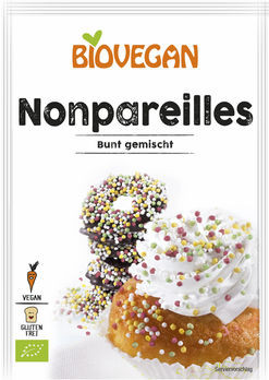 Biovegan Nonpareilles bunt gemischt 35g