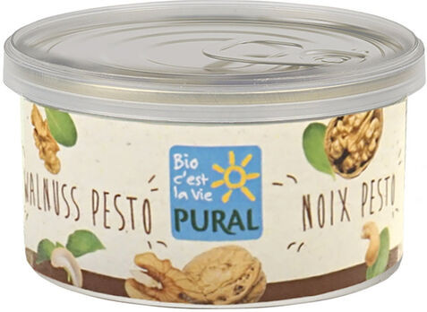 Pural Aufstrich Walnuss Pesto palmölfrei 125g