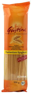 Gustoni Hartweizen-Spaghetti bronze 500g