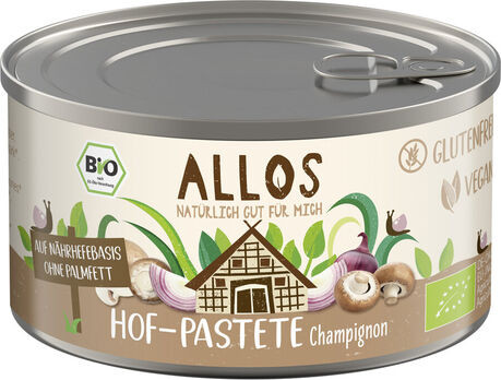 Allos Hof Pastete Champignon 125g