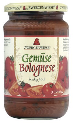 Zwergenwiese Gemüse Bolognese 350g