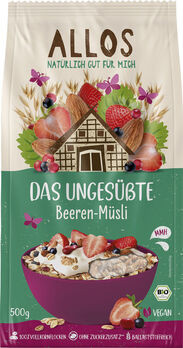 Allos Das ungesüßte Beeren-Müsli 500g