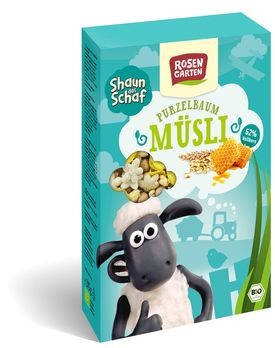 Rosengarten Shaun das Schaf Purzelbaum Müsli 375g