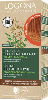 Haare Naturkosmetik | Pflanzen-Haarfarbe 04 | | | färben | LOGONA Pflanzenhaarfarben Pflegende Hennarot Haare Pulver Naturkost-Versand 100g