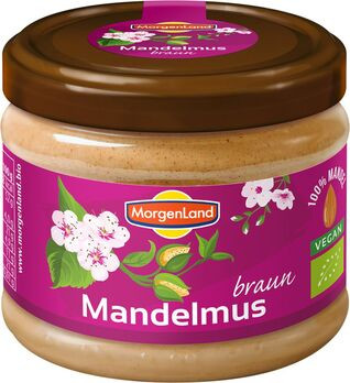 MorgenLand Mandelmus braun 250g