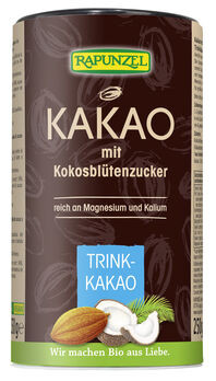 Rapunzel Kakao mit Kokosblütenzucker 250g