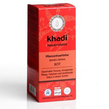 Khadi Pflanzenhaarfarbe Reines Henna Rot 100g