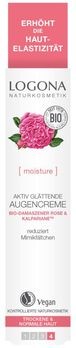 LOGONA Aktiv Glättende Augencreme Bio-Damaszener Rose & Kalpariane 15ml