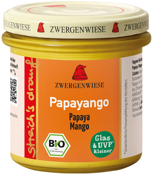 Zwergenwiese Papayango Papaya-Mango Brotaufstrich 135g
