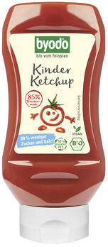 Byodo Kinder Ketchup, 80% Tomate, PET-Flasche 300ml