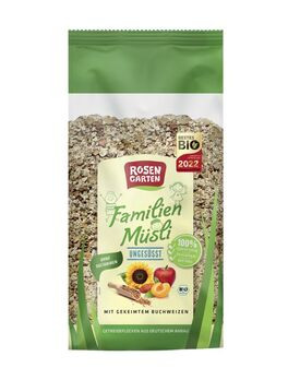 Rosengarten Familien-Müsli - ungesüßt 2kg