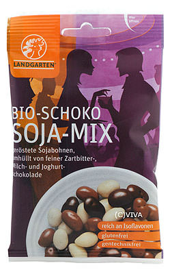 Landgarten Schoko-Soja Mix Knabberlinge 55g/A