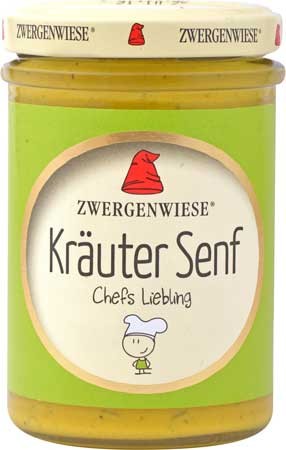 Zwergenwiese Kräuter Senf 160ml