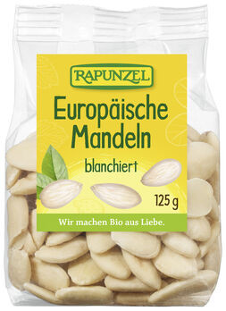 Rapunzel Europäische Mandeln blanchiert 125g