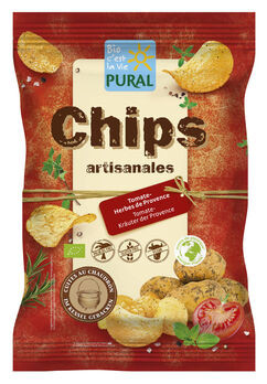 Pural Kartoffel-Chips mit Schale Tomate-Kräuter 120g