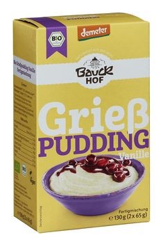 Bauckhof Grießpudding Vanille demeter 2x65g