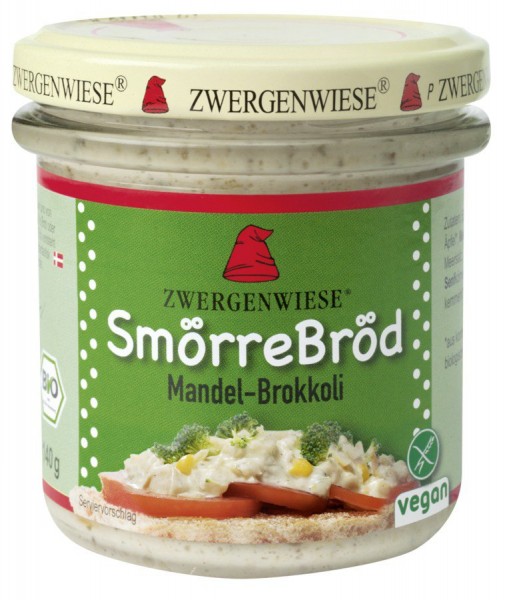 Zwergenwiese SmörreBröd Mandel Brokkoli 140g