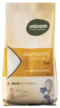 Naturata Deutsches Steinsalz, fein 500g