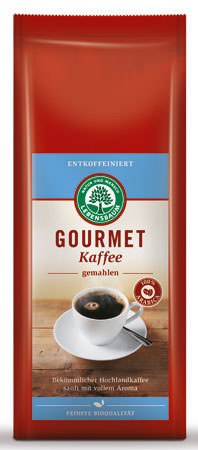 Lebensbaum Gourmet Kaffee entkoffeiniert, gemahlen 250g