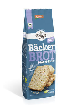 Bauckhof Bäcker Brot Dinkel-Hafer demeter 450g