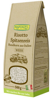 Rapunzel Risotto Rundkornreis Ribe, weiss 500g