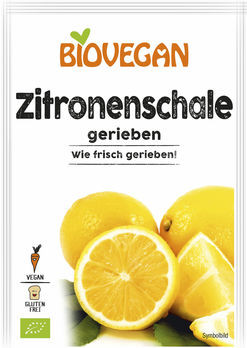 Biovegan Zitronenschale gerieben 9g/A