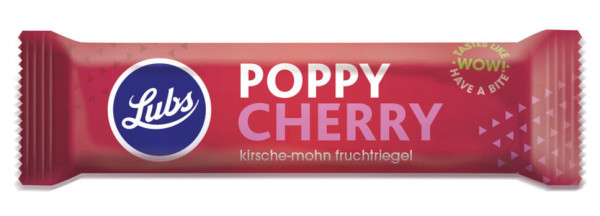 Lubs Fruchtriegel Poppy Cherry 40g