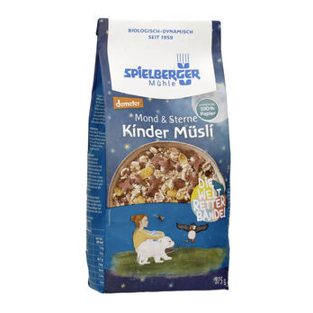 Spielberger Mond & Sterne Kinder Müsli, demeter 375g/A