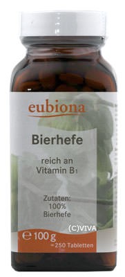 Eubiona Bierhefe-Tabletten 100g