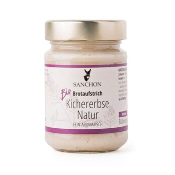 Sanchon Brotaufstrich Kichererbse Natur 180g/A