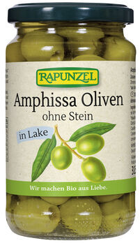 Rapunzel Amphissa Oliven ohne Stein in Lake 170g