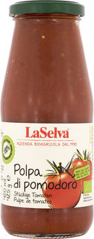 LaSelva Tomatenpolpa, stückige Tomaten ohne Salz 425g