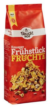 Bauckhof Knusper Frühstück Früchte, glutenfrei 325g