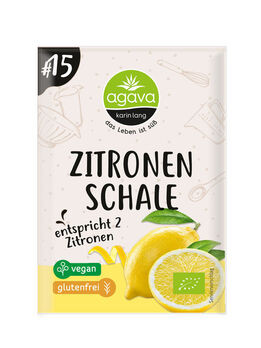 agava geriebene Zitronenschale 10g