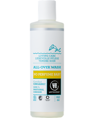 Urtekram No Perfume Baby All-over Wash (für Haut und Haar) 250ml