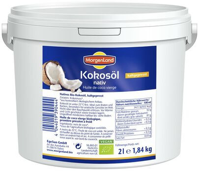 MorgenLand Kokosöl nativ 2l