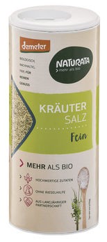 Naturata Kräutersalz in der Streudose demeter 175g