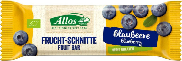 Allos Fruchtschnitte Blaubeere 30g