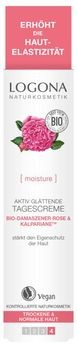 LOGONA MOISTURE LIFT Aktiv Glättende Feuchtigkeitscreme Bio-Damaszener Rose 30ml